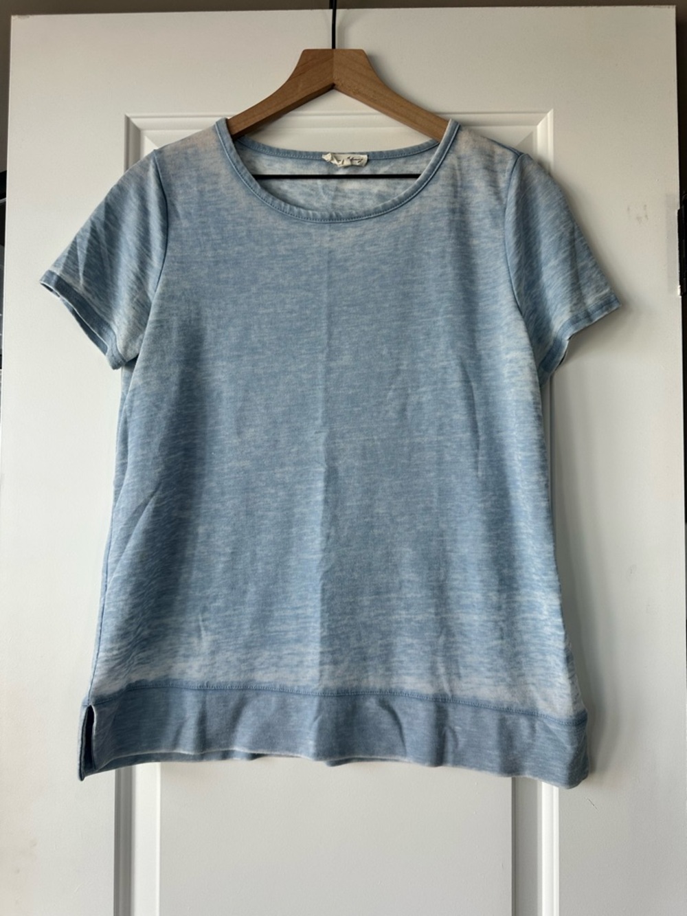 Jane and Delancey Light Blue Short Sleeve Tee